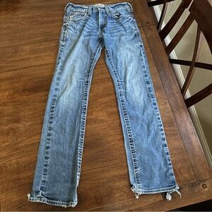 Ariat Jeans Blue Denim M5 Straight Lennox Adkins Western Stretch Men 30x36 (34L)